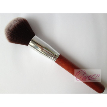 Alta qualidade sintética maquiagem blush escova de madeira cosméticos em pó escova